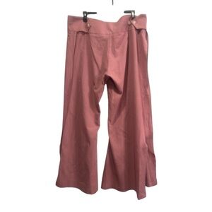 Swimsuit coverup pants in mauve rose pink.  Size large
